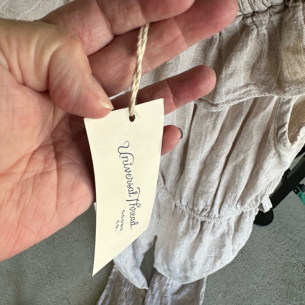 Universal Thread Cream Jumpsuit - Picture 3 of 5
